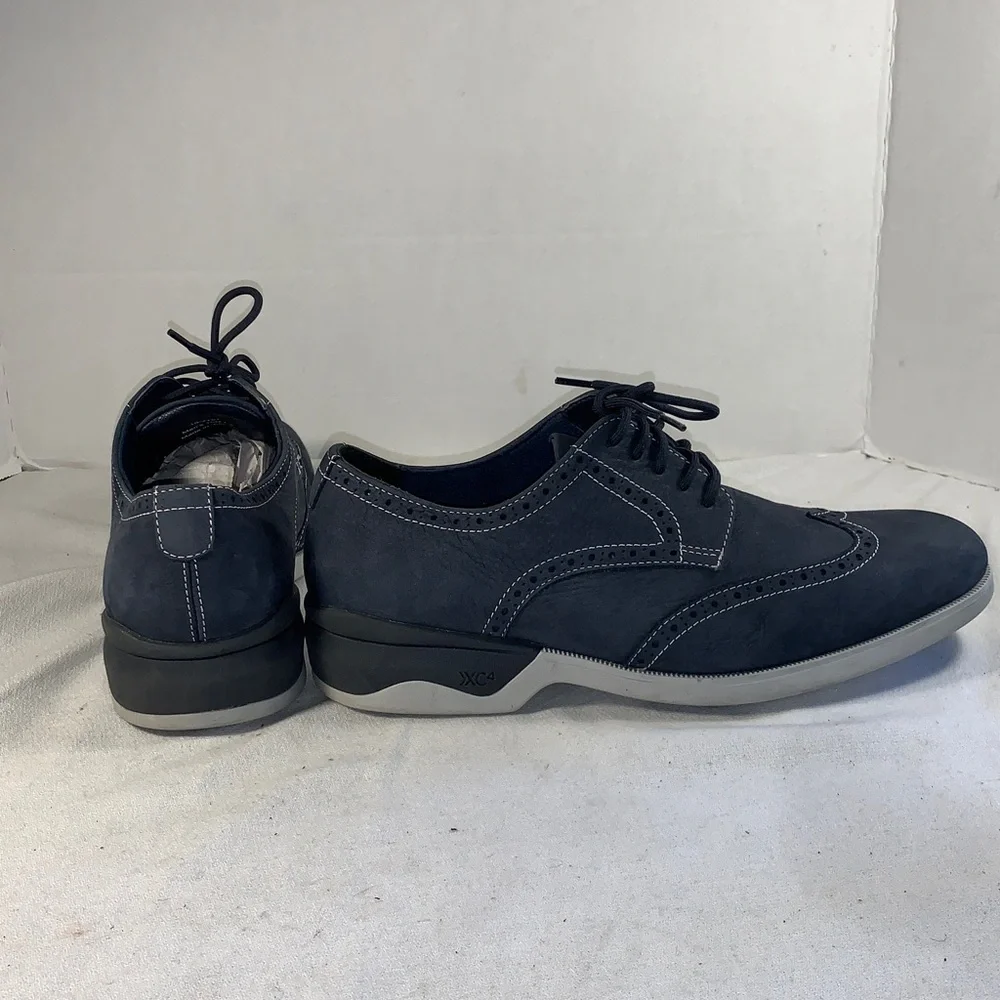 Men's Johnson & Murphy Navy Oxford Shoes